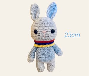 ”A Rabbit” handmade crochet toy with Armenian flag (A4)