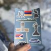 Armenia Related Stickers (1 pack/4 Sheets)