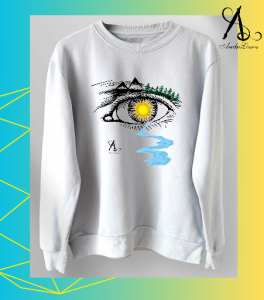Sweatshirt “Eye” by ArakeLiana Art