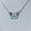 "Butterfly" Silver Necklace