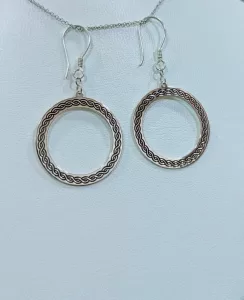 Silver Earrings “Circle”