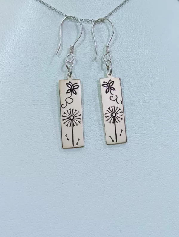 Silver Earrings "Dandelion"