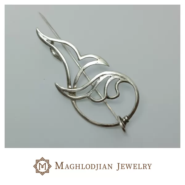 Silver Brooch | Maghlodjian Jewelry