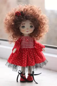 Handmade Doll “Lady Bug”
