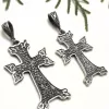 Armenian Cross Necklace with Prayer