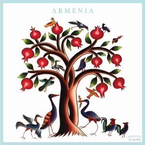 Armenian FAMILY TREE Silk Scarf by MANE՛