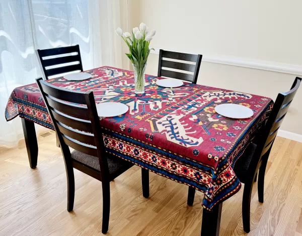 Image of the table cloth indoors