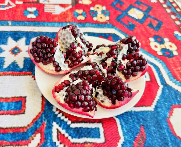 tablecloth with pomegranate