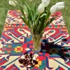 image of the table cloth outdoors