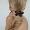 Silk Satin Scrunchies for Hair | Set of 5
