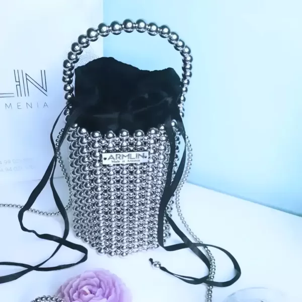 Silver Trendy Bag