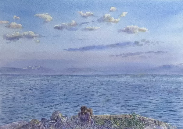 The Sunrise of Lake Sevan