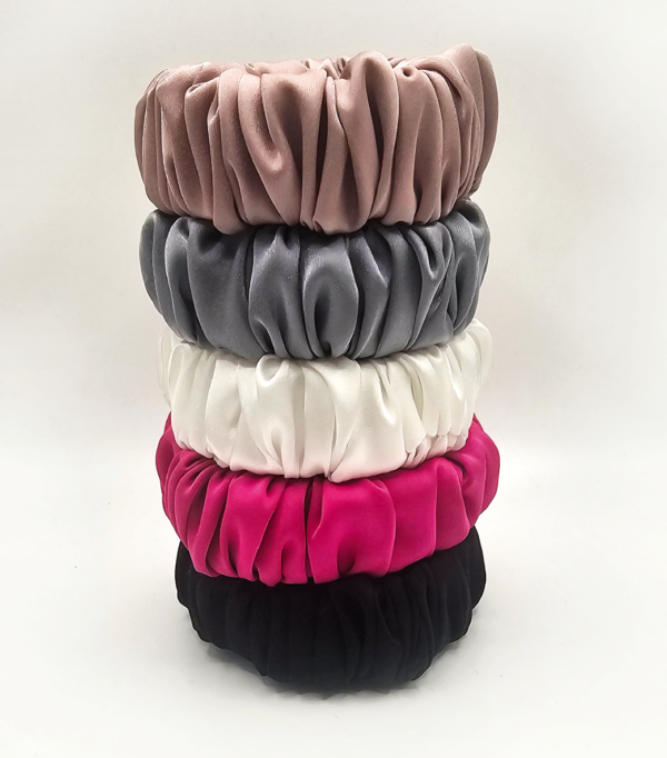 Silk Satin Scrunchies for Hair | Set of 5 | N02