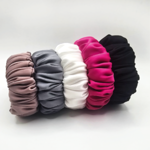 Silk Satin Scrunchies for Hair | Set of 5 | N02