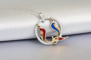 Armenian Bird Letter Silver Pendant