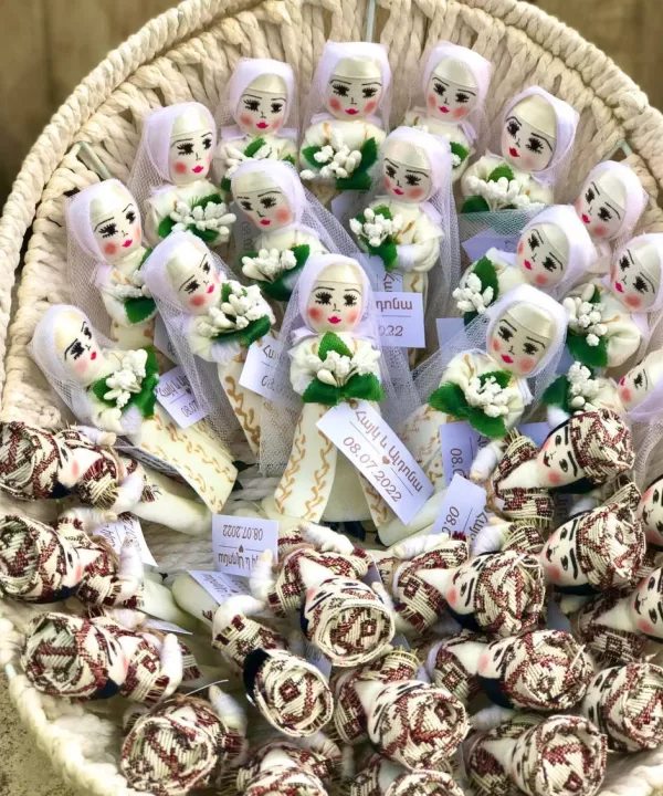 Armenian Bride Dolls, Wedding Party Favors, Personalized