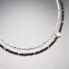 Beaded Choker Necklace | Set of 2