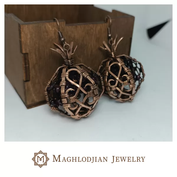 Pomegranate - Earrings