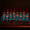 Chess Set Made of Wood and Resin | Pieces Glow in the Dark