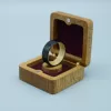 Ring, Made of Ebony and Apricot Wood