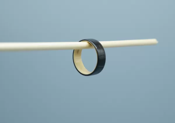 Ring, Made of Ebony and Apricot Wood