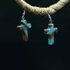 Crosses, Made of Walnut Wood and Resin