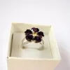 Sterling Silver Forget Me Not Flower Ring