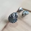 Silver Men's Lion Cufflinks