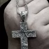 Sterling Silver Double-Sided Cross Pendant