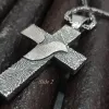 Sterling Silver Double-Sided Cross Pendant