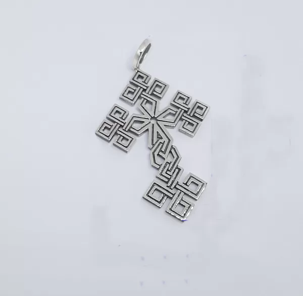 Sterling Silver Large Cross Pendant