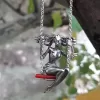 Sterling Silver Swinging Girl Necklace