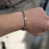 Sterling Silver Heavy Men's Bracelet