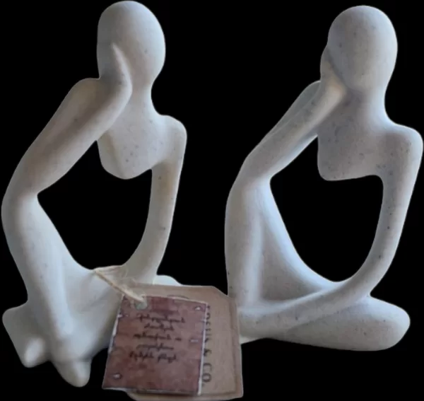 Souvenir Armenian Stone Statue The "Thinker" (Price for Set of 3)