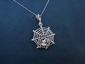 “Spider” Silver Necklace