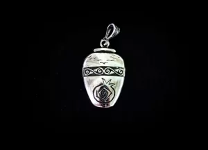 Sterling Silver Armenian Pot Pendant