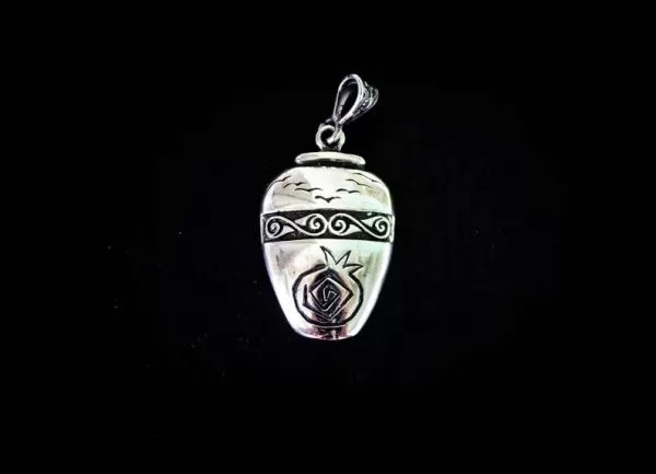 Sterling Silver Armenian Pot Pendant