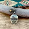 Sterling Silver Armenian Pot Pendant