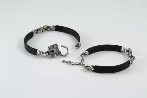 Lock and Key Bracelets for Couple (Set of 2)