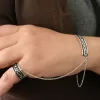 Sterling Silver Chain Link Bracelet and Ring