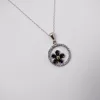 Sterling Silver "Forget me Not" Flower Necklace