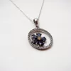 Sterling Silver "Forget me Not" Flower Necklace