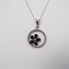 Sterling Silver "Forget me Not" Flower Necklace