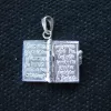 Miniature Prayer Book Pendant, Our Father in Armenian