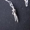 Silver Necklace Couple of Lovers Gift For Pair