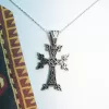 Sterling Silver Armenian Cross Khachqar Ornament