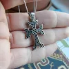 Sterling Silver Armenian Cross Khachqar Ornament