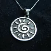 Sterling Silver Sun Pendant