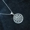 Sterling Silver Sun Pendant