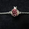 Sterling Silver Armenian Pomegranate Bracelet